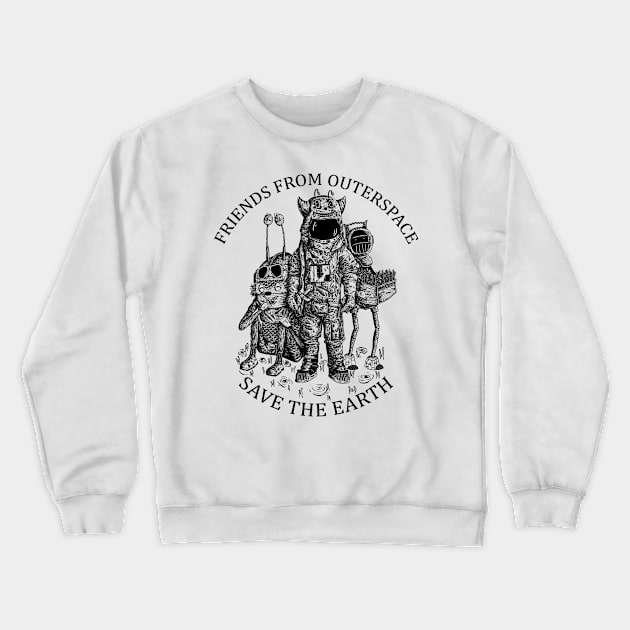 Save the earth Crewneck Sweatshirt by Masrofik